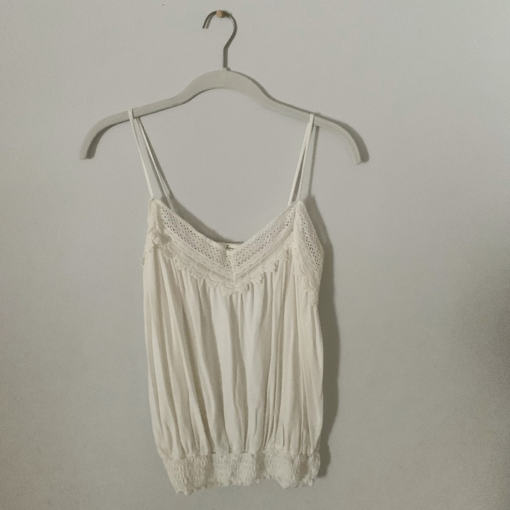 boutique white tank